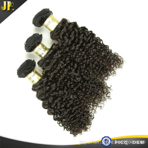 New Curly Wave Brazilian Remy Raw Human Hair Extension Top Of Head